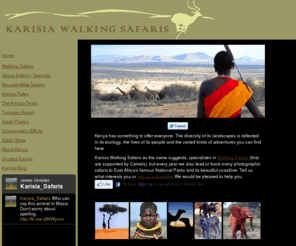 kerry-glen.com: Walking Safaris in Kenya
Karisia Walking Safaris specializes in Walking Safaris in Kenya