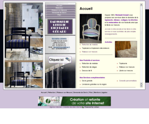 richiardigerard.com: Refection matelas Puteaux - RICHIARDI GERARD : tapissier, Suresnes, Courbevoie, Rueil Malmaison, restauration fauteuil, restauration siege, refection fauteuil
Refection matelas, tapissier, Puteaux, Suresnes: restauration fauteuil, restauration siege, refection fauteuil, Courbevoie, Rueil Malmaison