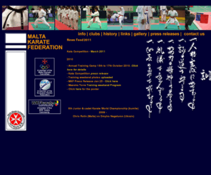 maltakarate.com: Malta Karate Federation - Welcome
Official website of the Malta Karate Federation