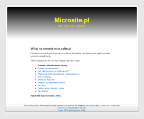 microsite.pl: Microsite.pl
