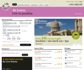 be-smarthotel.es: Be Live Hotels | Hotels in Spain, Cuba, Mexico and Dominican Republic
Book on-line at our new Be Live Hotels & Resorts Website Offers for hotels in Spain, Mexico, Dominican Rep, Cuba