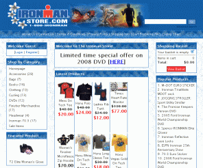 ironmanstore.com: IronmanStore.com
Official Store for Genuine Ironman Merchandise