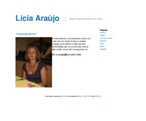 liciaaraujo.com: Lícia Araújo
Página pessoal da artista Lícia Araújo