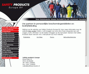 safetyproducts.nl: Safety Products Europe BV de specialist in persoonlijke beschermingsmiddelen
Safety Products Europe B.V. - Uw specialist in: veiligheidsproducten en bedrijfskleding