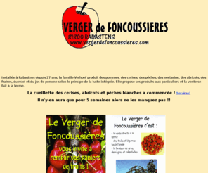 vergerdefoncoussieres.com: Verger de Foncoussieres
