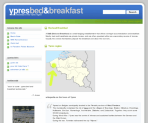 ypres-bedandbreakfast.com: Ypres B&B - Bed and Breakfasts in the Ypres Region.
 Ypres B&B, Bed and Breakfasts in the Ypres Region.