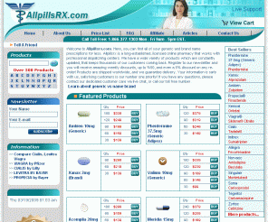 allpillsrx.com: AllPillsRX.com, brand name and generic prescription drugs at a tremendous savings
