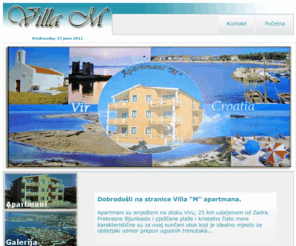 villa-m-vir.com: Villa "M" ViR - CROATIA
