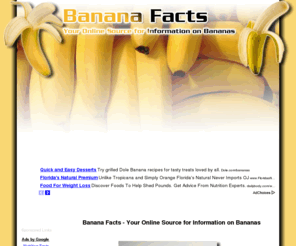 Facts On Bananas