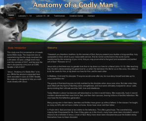 jesusaogm.com: Jesus - Anatomy of a Godly Man - Home
Jesus - Anatomy of a Godly Man: Offering yourself a living sacrifice to God is a Bible study designed to equip men to be followers of Jesus.