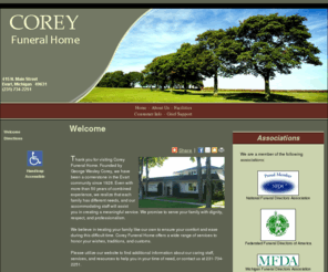 coreyfuneralhome.com: Corey Funeral Home : Evart, Michigan (MI)
Corey Funeral Home provides complete funeral services to the local community.