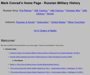 marksrussianmilitaryhistory.info: Home Page Index
