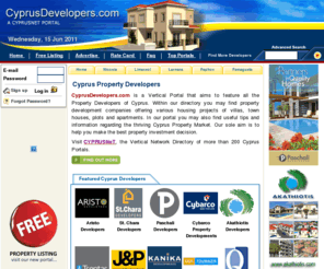 shipping365.com: Cyprus Property Developers
Cyprus Property For Sale by Cyprus Developers. Use Cyprus Property Developers to find Villas, Houses, Apartments, flats, land, commercial property and offices to Buy or Rent