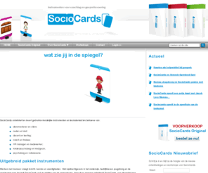 sociogators.com: Welkom bij SocioCards
SocioCards, specialist in beeldvorming en gespreksvoering. SocioCards Original, het basisinstrument voor gespreksvoering met kind en gezin.