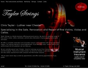 tayler.biz: Tayler Strings - Sale of Fine Violins, Cello's & Violas
