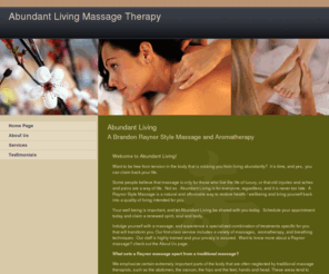 abundantlivingmassagetherapy.com: Home Page
Home Page