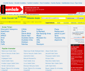 emlak-net.com: 6-Adalar Emlak Yatırım Danışmanlığı / Site Adresi: www.bindolar.com/adalaremlak
Binlerce emlak ilanı yayınlanmakta olan ücretsiz emlak sitemizde bedava emlak ilanınızı yayınlayabilirsiniz. İnternet şubenizi bedava oluşturabilirsiniz.