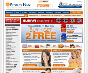 nutriciausa.com: Discount Vitamins & Herbal Supplements from Puritan's Pride
Discount vitamins, minerals and herbal supplements from top vitamin manufacturer. Support your health with highest-quality vitamins and nutritional supplements.