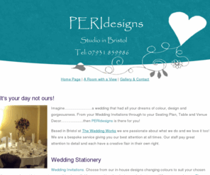 peridesigns.com: Wedding Invitations, Seating Plan, Table and Venue Decor in Bristol - Peri Designs
Peri Designs offer Wedding Invitations, Seating Plan, Table and Venue Decor in Bristol