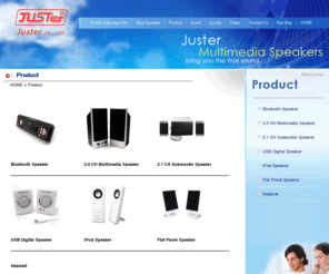 speaker-manufacturer.com: Loudspeaker Manufacturer of Taiwan Juster is a Loudspeakers Suppliers, Manufacturers
Juster is a loudspeaker manufacturer for t bluetooth speaker, multimedia speaker, subwoofer speaker, usb digital speaker, iPod speaker and more