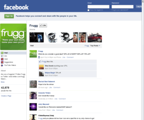 fruggsta.com: Incompatible Browser | Facebook
 Facebook is a social utility that connects people with friends and others who work, study and live around them. People use Facebook to keep up with friends, upload an unlimited number of photos, post links and videos, and learn more about the people they meet.