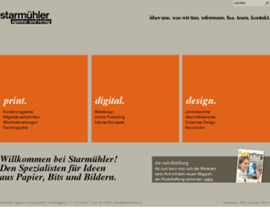 starmuehler.sk: Starmühler Agentur & Verlag - Ihr Partner für Corporate Publishing
Starmühler Agentur & Verlag - Ihr Partner für Corporate Publishing