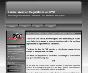 summitaviation.com: Federal Regulations on DVD
Federal Aviation Regulations on DVD