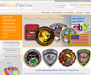 allaboutpatches.com: Embroidered Patches - Custom Embroidered Patches - All About Patches
Custom embroidered patches by All About Patches.