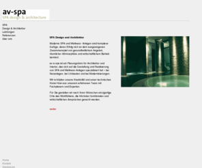 av-spa.com: av-a Home
website von av-a Veauthier Architekten zeigt die Standpunkte, Projekte und Arbeitsweisen des kreativen Architekturbüros