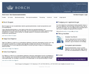 borch-invest.dk: Investering og formuepleje | Ejendomsinvestering & Ejendomsadministration
Investering og formuepleje | Ejendomsinvestering & Ejendomsadministration