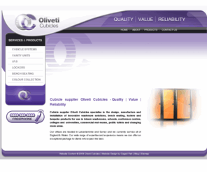 oliveticubicles.com: cubicles supplier | washroom systems | Oliveti cubicles
Toilet Cubicles - toilet cubicles supplier, washroom cubicles, shower cubicles, changing cubicles, disabled toilet cubicles, vanity units, wall duct panels, bench seating and locker systems