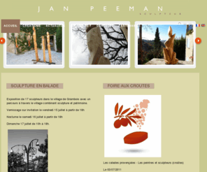 peeman.fr: Jan Peeman, sculpteur
Jan Peeman, sculpteur, acier, bois, pierre, monumental, socles, supports, sculptures