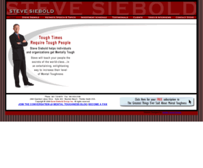 speakerstevesiebold.com: Public Speaker Steve Siebold
Speaker Steve Siebold - Public Speaker, Public Speaking Training, Public Speaking Course, Networking Marketing, Prospecting, Cold Call Training, Communications Skills.