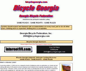 bicyclegeorgia.com: Bicycle Georgia
Bicycle Georgia is the Internet starting point for bicycling in Georgia.