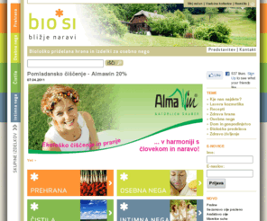 biosi.si: BioSi - biološko pridelana zdrava hrana in izdelki za osebno nego: domov
Biološko pridelana eko hrana in bio izdelki za osebno nego