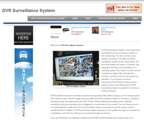 dvrsurveillancesystem.com: DVR Surveillance System
DVR Surveillance System tips, reviews, updates, and more.