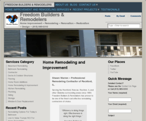 freedom-builders.com: Rockford Remodeling Contractor | Freedom Builders & Remodelers
Rockford Remodeling Contractor Offering Kitchen Design, Bathroom Remodeling, Room Additions, and Home Renovations. 25+ Years Experience in Rockford, IL.