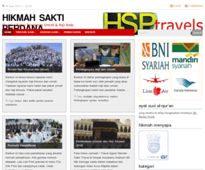 hsptravels.com: Memberi Solusi Perjalanan Umrah  & Haji Anda / 
Hikmah Sakti Perdana
