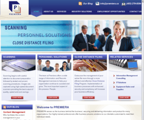 premieragroup.com: Scanning - Personnel Solutions - Close File Storage - Welcome to Premiera
Calgary file storage and forms management, records management, and inventory management for corporate clients within Canada.