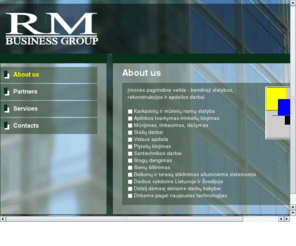 rmbusinessgroup.com: RM business group - About us
viskas kas susije su statyba