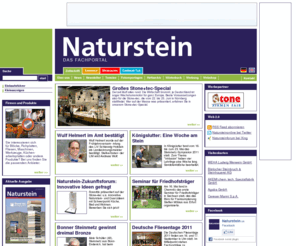 naturalstonedatabase.com: Zeitschrift - Natursteinonline.de - Natursteindatenbank, Firmenverzeichnis, News, Newsletter
Zeitschrift für die Natursteinbranche mit großer Natursteindatenbank, Firmenverzeichnis und Nachrichten aus der Steinbranche