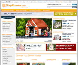 onlyplayhouses.com: Playhouses : Shop Childrens Playhouse at Playhouses
Shop our huge selection of childrens playhouses and save! Buy online and get fast shipping on indoor & outdoor playhouse furniture at Playhouses.com.