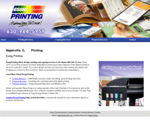 essigprinting.com: Printing Naperville, IL - Essig Printing
Essig Printing provides design, printing and copying services to Naperville, IL. Call 630-964-5959 for a consultation.