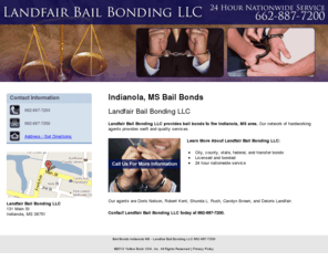 landfairbailbonding.com: Bail Bonds Indianola MS - Landfair Bail Bonding LLC 662-887-7200
Landfair Bail Bonding LLC provides bail bonds to Indianola, MS. Call 662-887-7200 for more information.