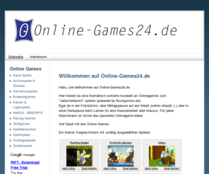 online-games24.de: Willkommen auf Online-Games24.de | Online-Games24.de - Online Games für zwischendurch
