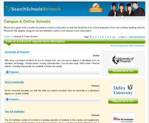 onlinedegreess.com: Online Degreess
School Directory: This is a list of over 500 schools where you can get your degree, both online and offline.