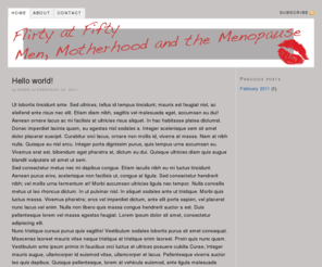 flirtyatfifty.com: Flirty at Fifty – Men, Motherhood and the Menopause — Just another WordPress site
Just another WordPress site