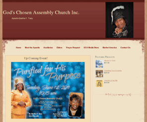 godschosenassembly.org: Home - God's Chosen Assembly Church Inc.
Church