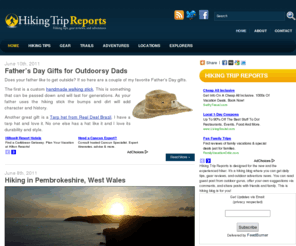 hikingtripreports.com: Hiking blog :: Hiking Trip Reports
Great hikes, gear reviews, hiking tips and a bunch of other fun stuff about the outdoors from this fun hiking blog.