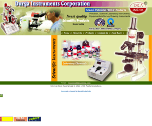 dicadurga.com: Scientific Instruments, Glass Apparatus, chemicals, Analytical Instruments, Suppliers,Laboratory Glass Apparatus Manufacturer
Durga Instruments Corporation Scientific Instruments, medical, chemical Glass apparatus suppliers and manufacturers from india, laboratory glassware manufacturer, glass apparatus manufacturer, dica